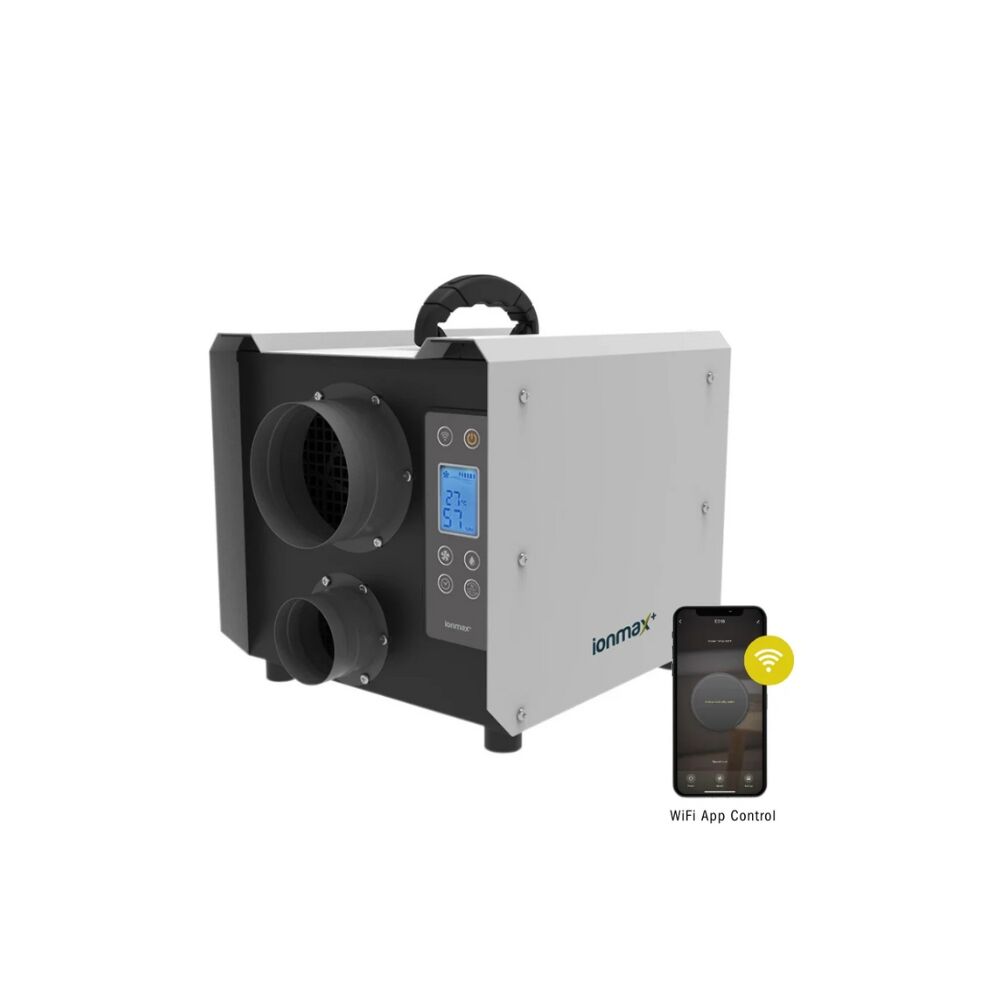 IONMAX+ ED18 19L Smart Industrial Dehumidifier | 19L/Day | App Control | Ductable System