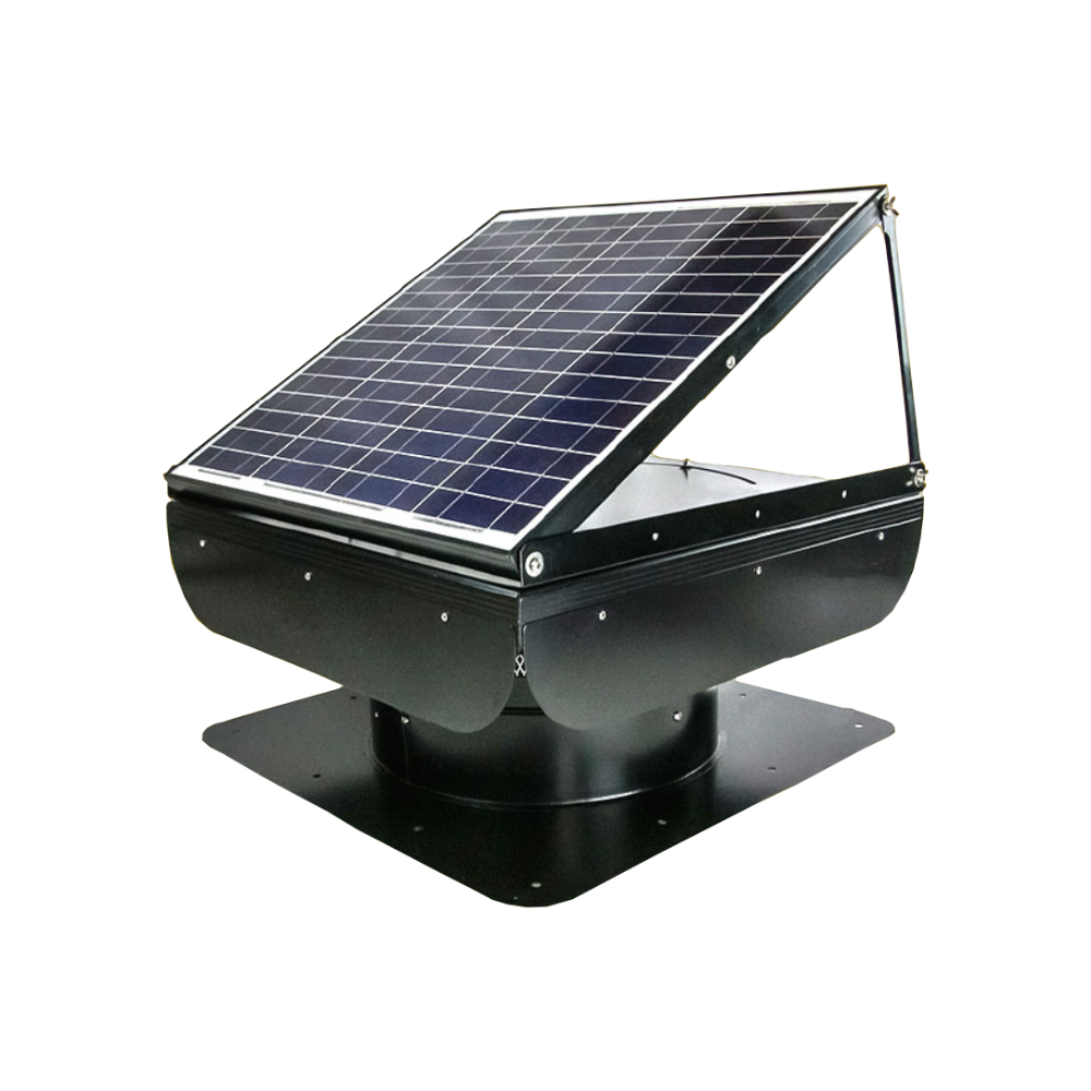 Solarark Solar Powered Roof Mount Exhaust Fan / Ventilator w/ Digital Thermostat - SAV-60T