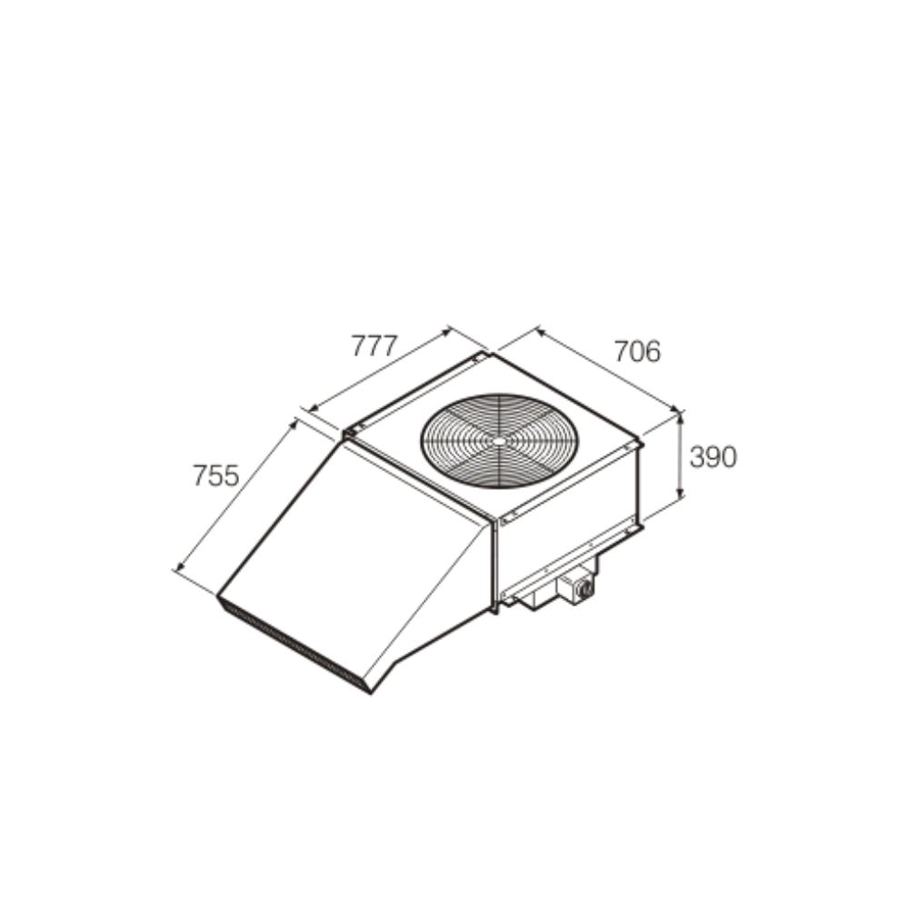 Fantech JetVent Warehouse Air Mover Ceiling Mount - JVWE6 | 1 Phase