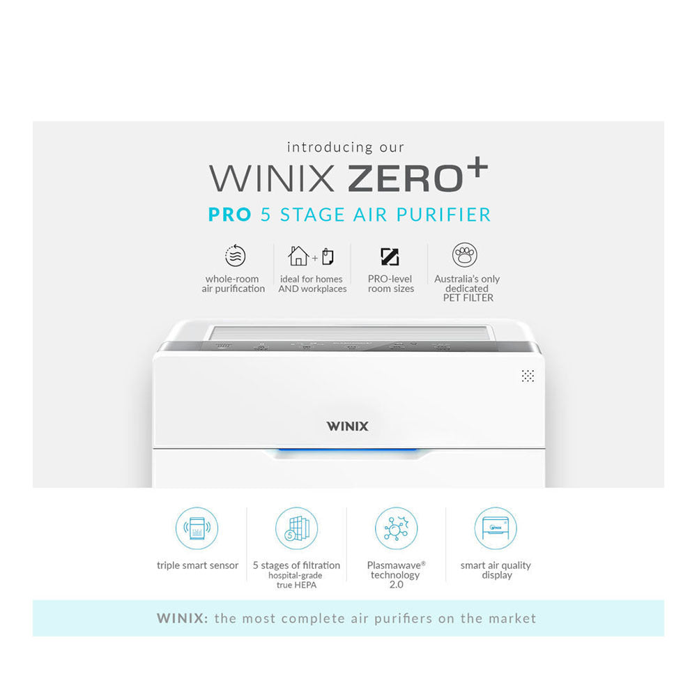 Winix Zero+ Pro 5-Stage Air Purifier | 4 Fan Speeds | HEPA Filtration