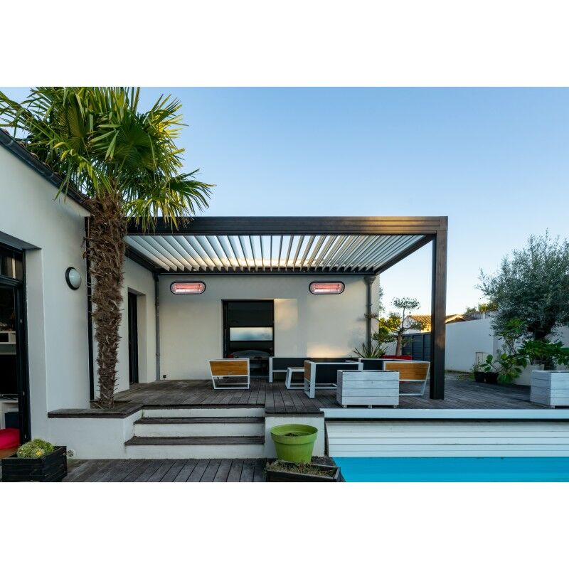 Ventair Sunburst Mini Tungsten Infrared Radiant Heater - 2000W | Ceiling/Wall Mount