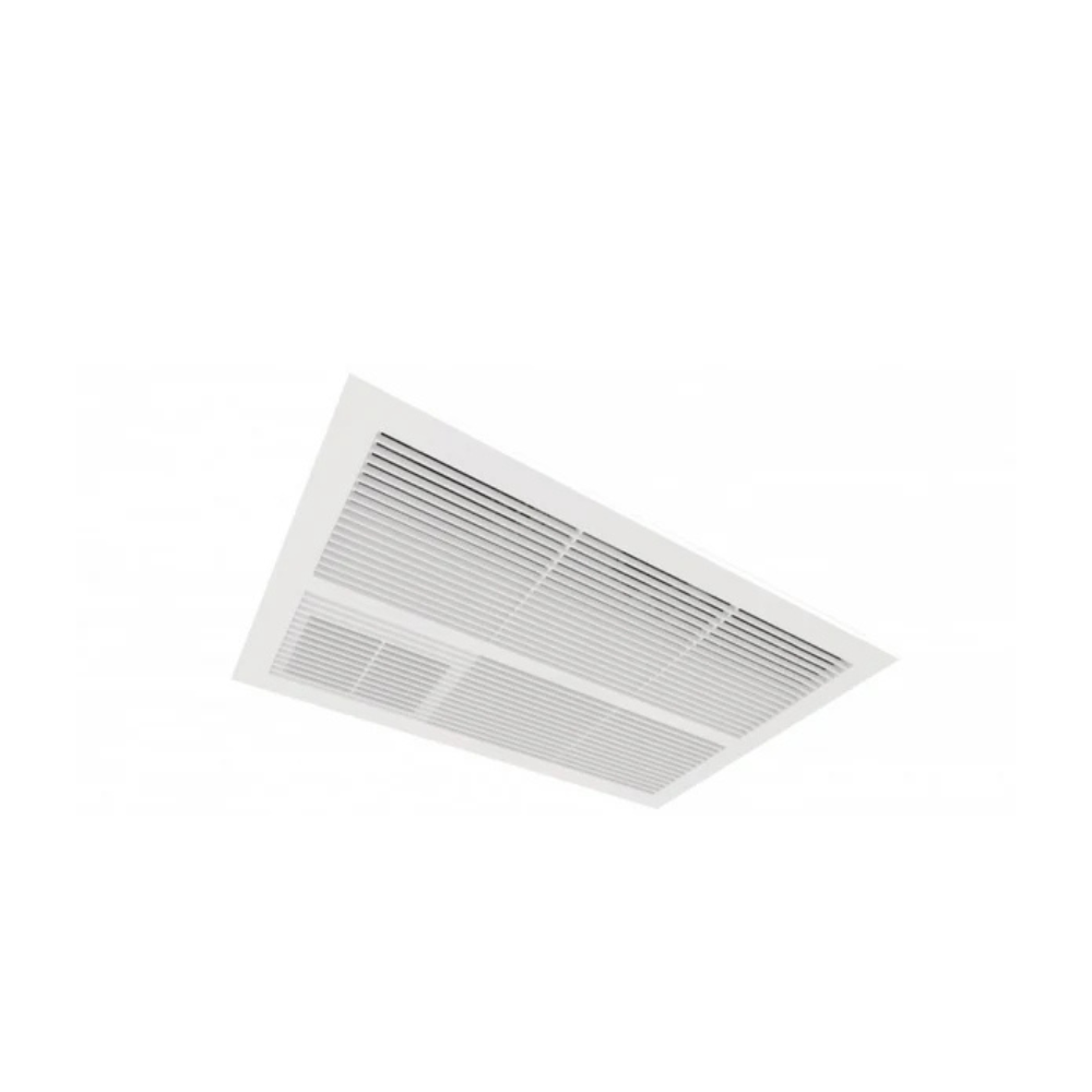 Ventair Sahara 2-in-1 Exhaust Fan with Fan Forced Heater - White / Black
