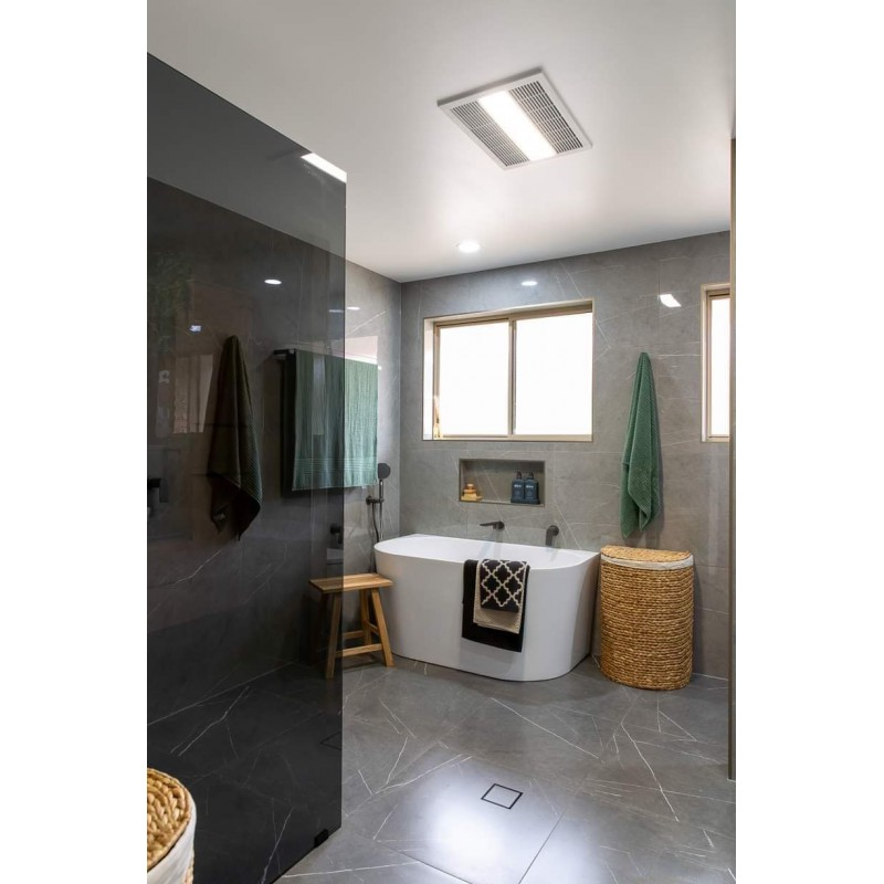 Ventair Sahara 4-in-1 - (White / Black) | Heating | Cooling | Exhaust Fan | LED Light