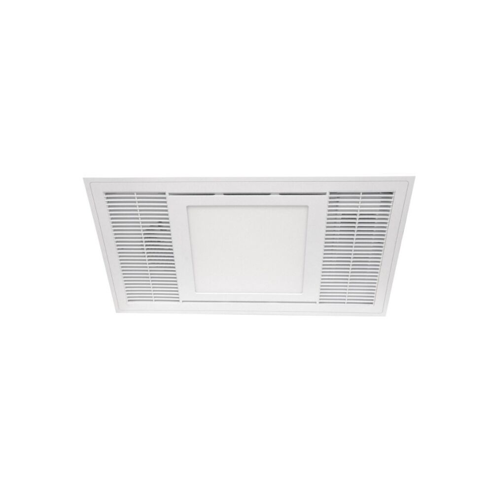 Ventair Madrid 3-in-1 - White | Bathroom Heater | Exhaust Fan | LED Light