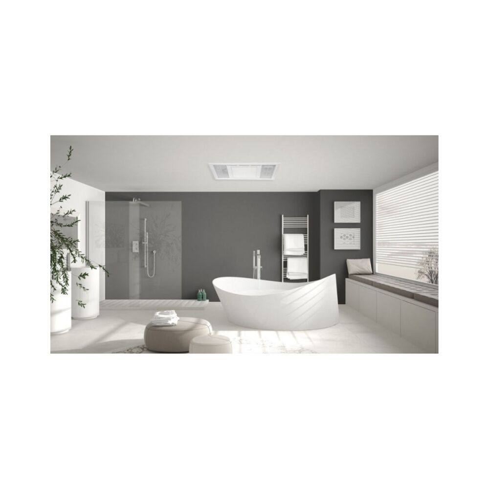 Ventair Madrid 3-in-1 - White | Bathroom Heater | Exhaust Fan | LED Light