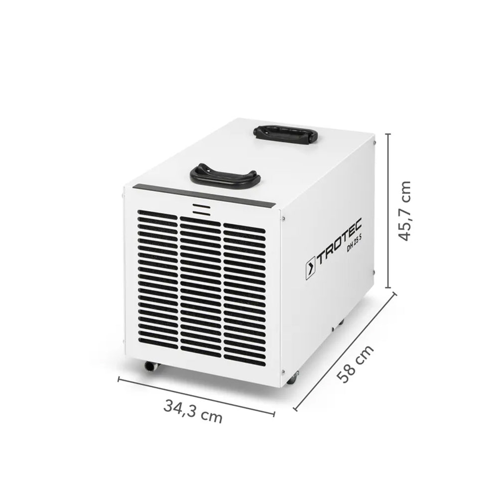 Trotec DH 25 S Portable Dehumidifier - 40L /Day | Industrial Condenser Dryer