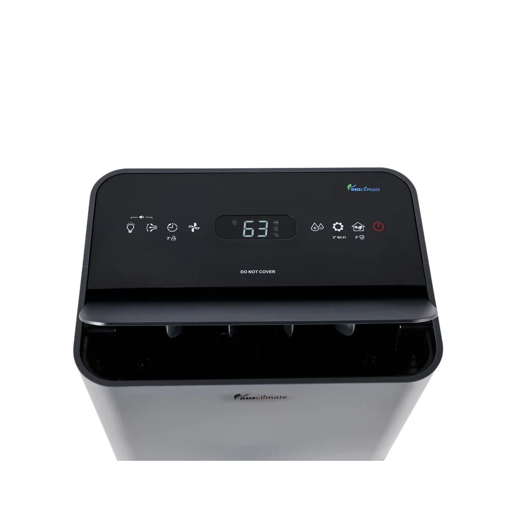 Ausclimate Medium+ 25L Smart Dehumidifier - Graphite Grey | Wifi | For areas up to 38m2