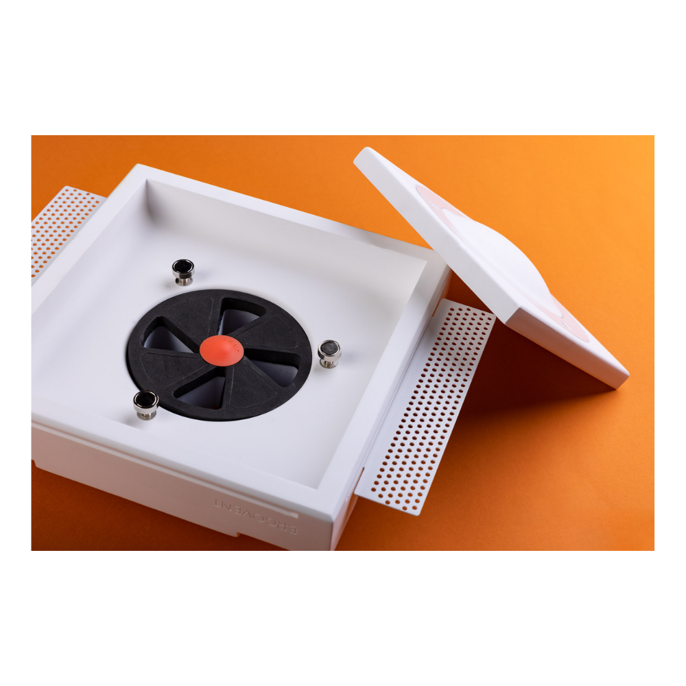 Ergovent Kvadro 100 - 100MM (4" Inch) | White Square Frameless Diffuser