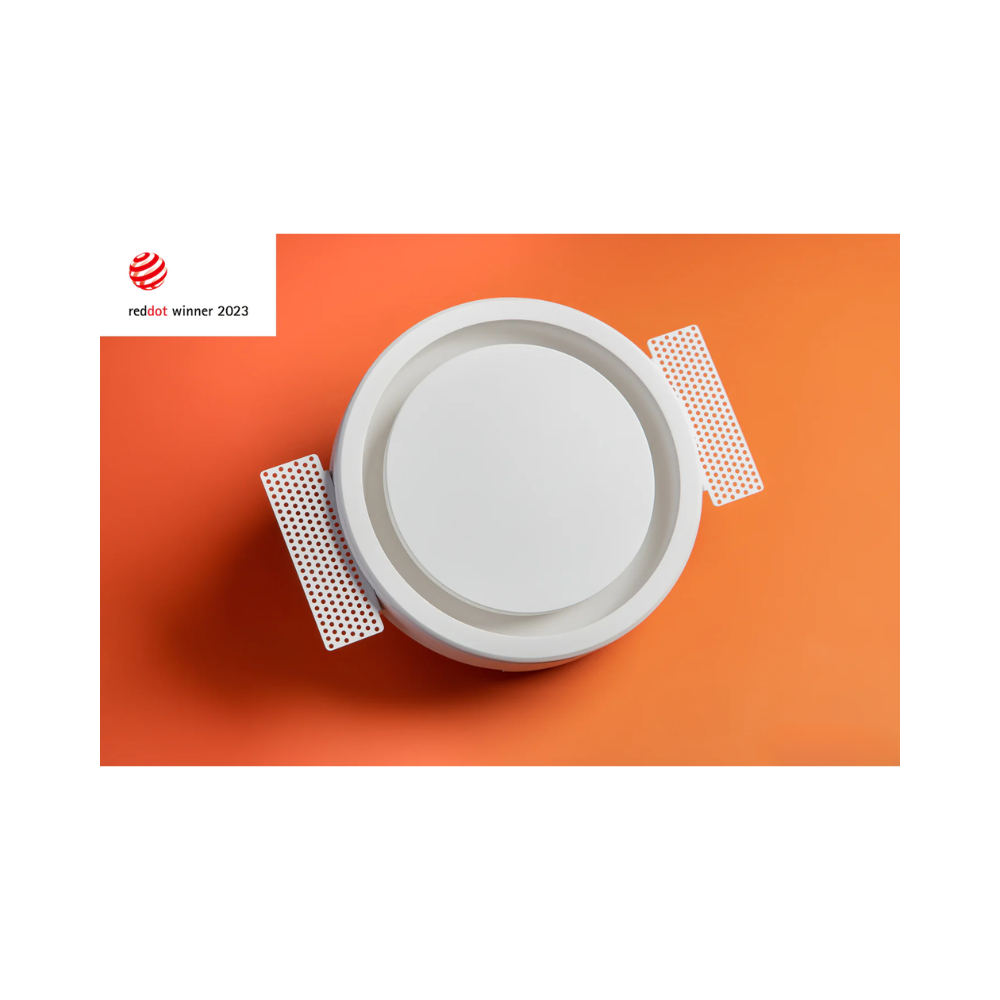 Ergovent Rondo 100 - 100MM (4" Inch) | White | Round | Frameless Diffuser