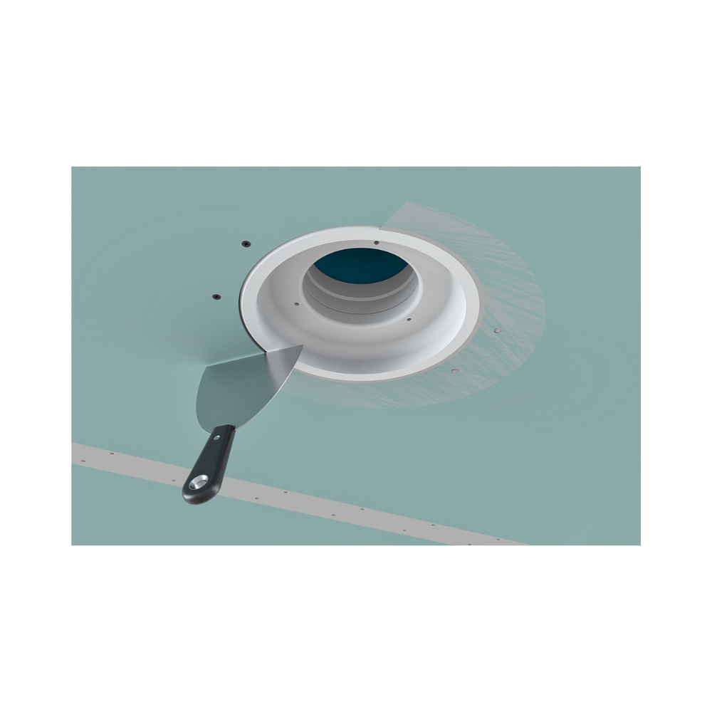 Ergovent Rondo 125 - 125MM (5" Inch) | White | Round | Frameless Diffuser