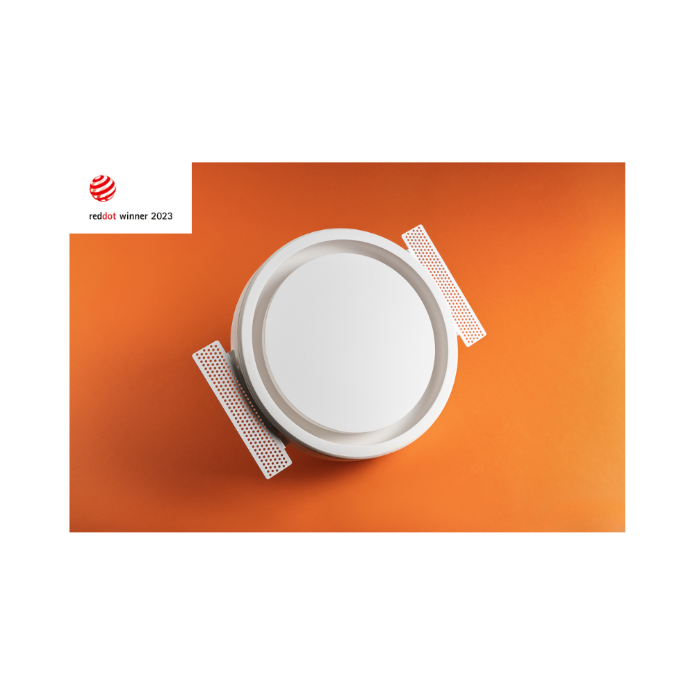 Ergovent Rondo 150 - 150MM (6" Inch) | White | Round | Frameless Diffuser