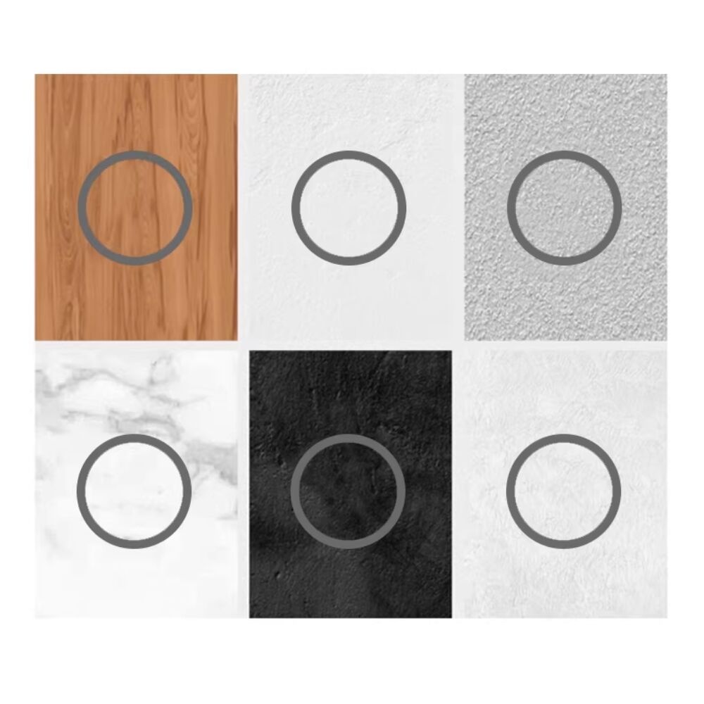 Round Ceiling Frameless White Air Diffuser - 150MM (6 Inch) | Paintable Air Vent