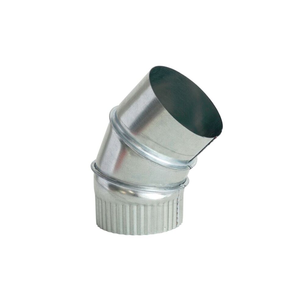 Galvanized Steel Round Duct 45 Degrees Elbow