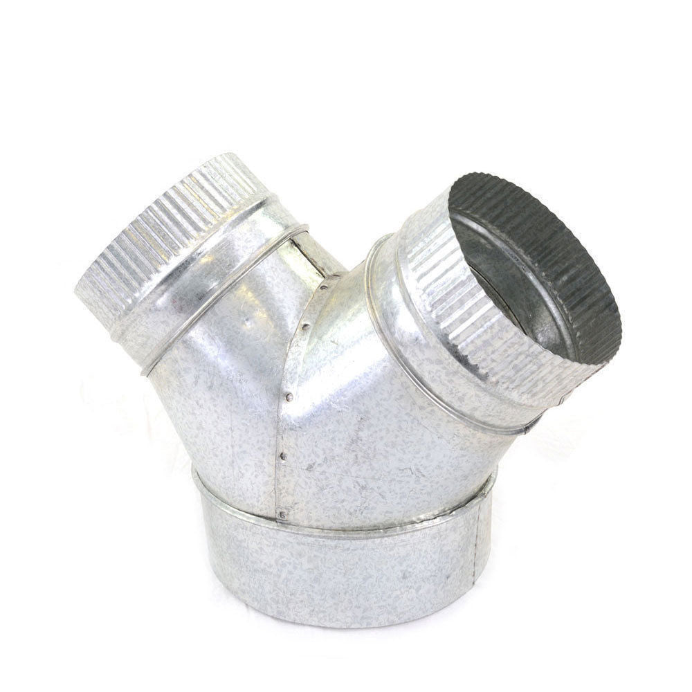 Non-Insulated Y Duct 3 Way Connector