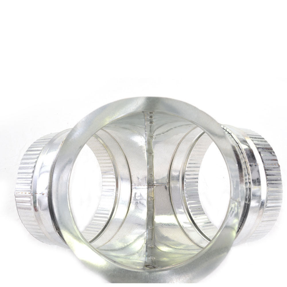 Non-Insulated Y Duct 3 Way Connector