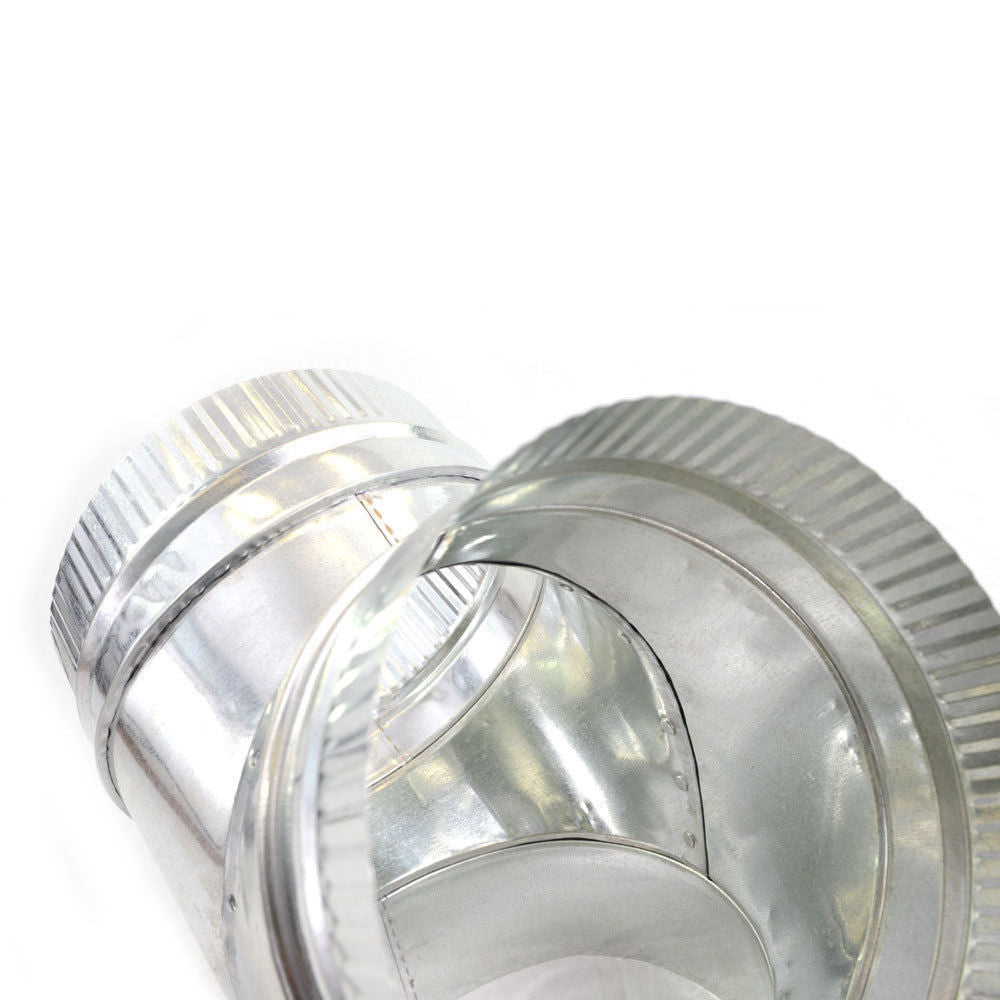 Non-Insulated Y Duct 3 Way Connector