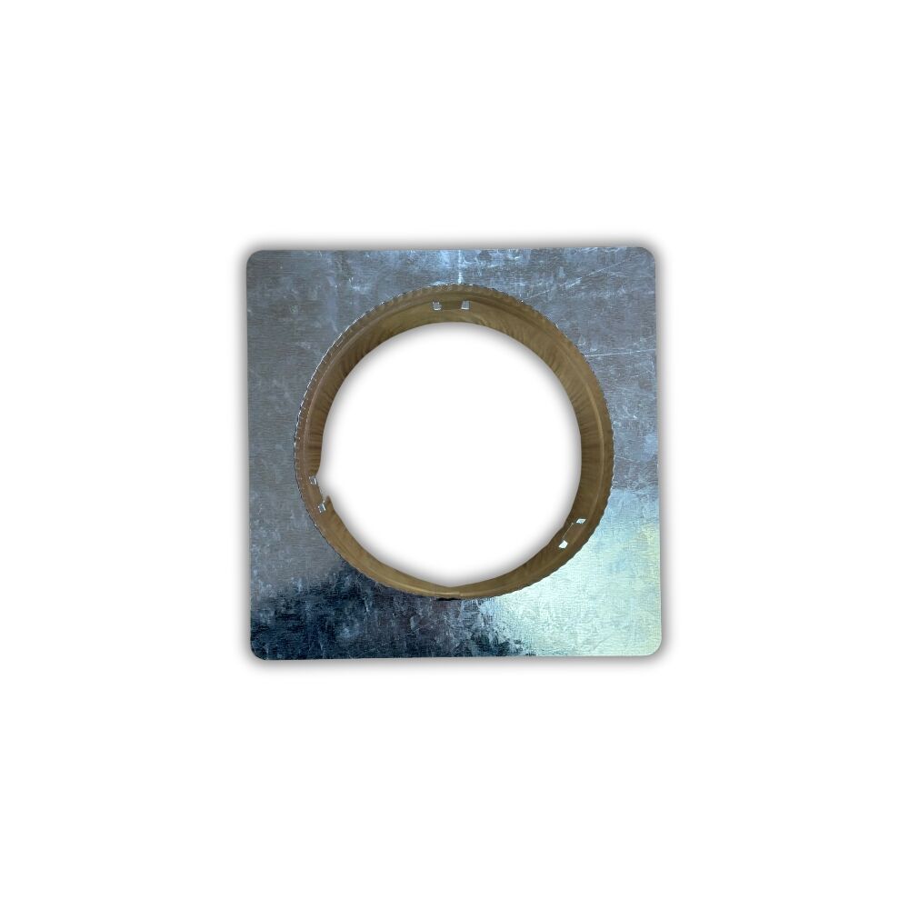 Galvanized Steel Duct Starting Collar Plate Mounted - 6" / 8" / 10" / 12" / 14" / 16"