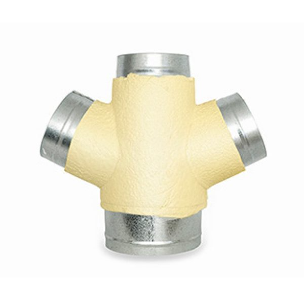 Galvanized Steel Double BTO (DBTO) Metal Duct Connector w/ Foam Insulation