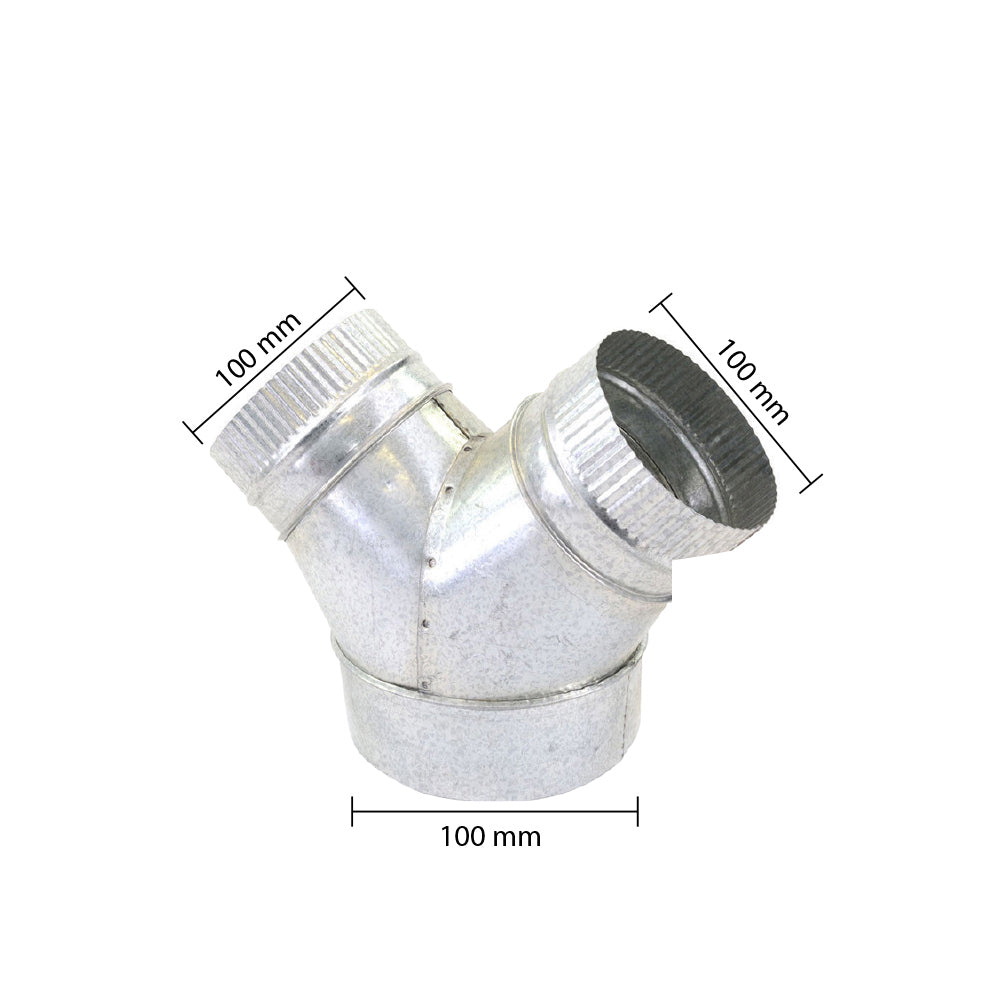 Galvanized Steel Y Duct Connector with Insulation