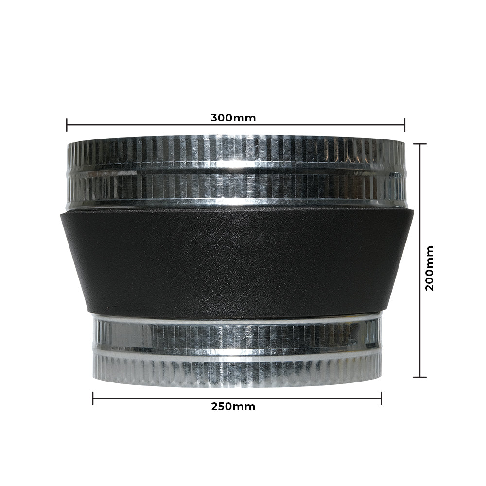 Galvanized Steel Duct Reducer with Foam Insulation