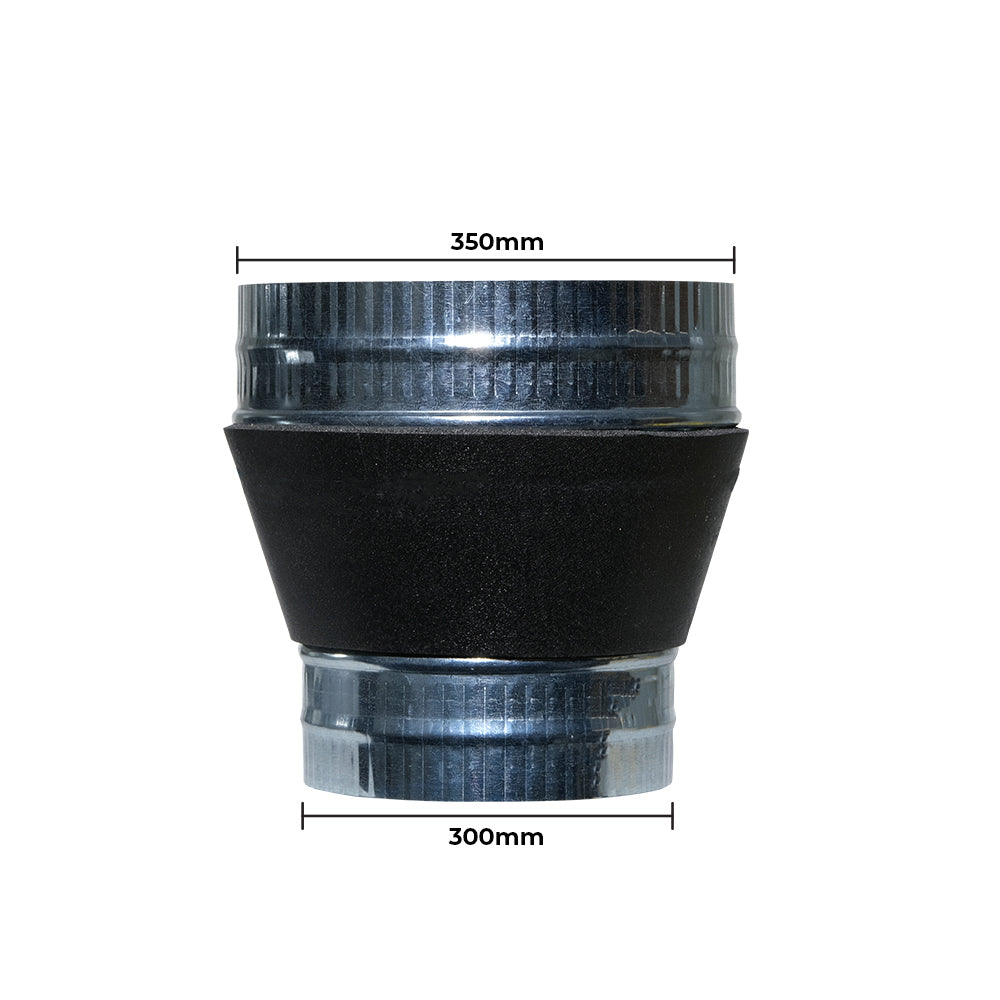 Galvanized Steel Duct Reducer with Foam Insulation