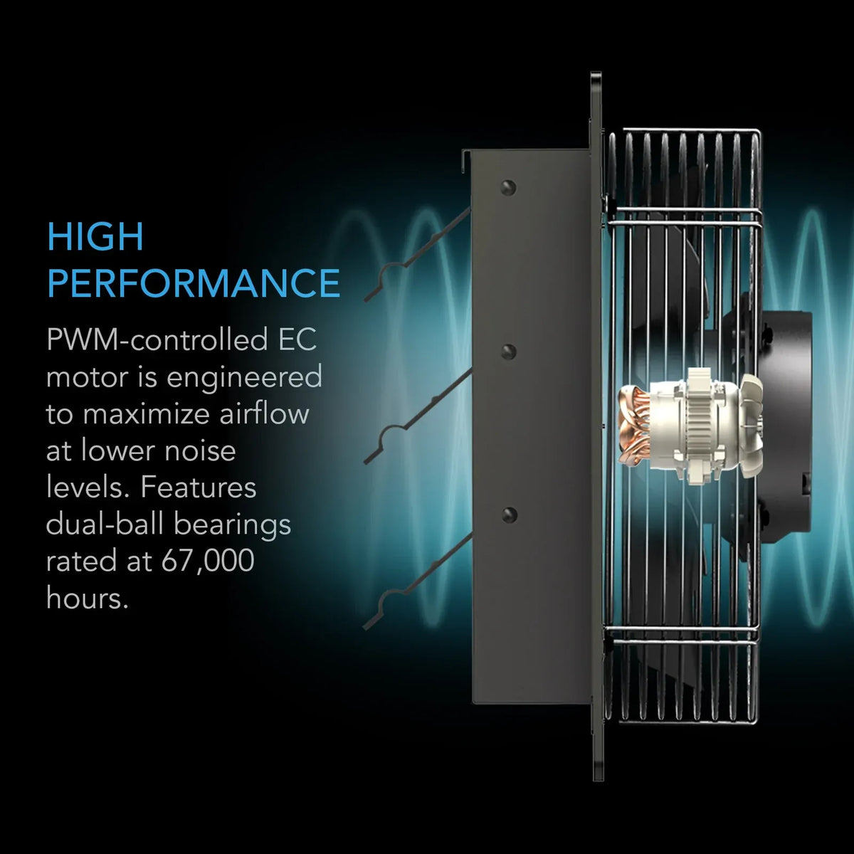 AC Infinity Shutter Exhaust Ventilation EC Fan Airlift T20 - 500MM (20" Inch) w/ Temp & Humidity Controller 69 PRO