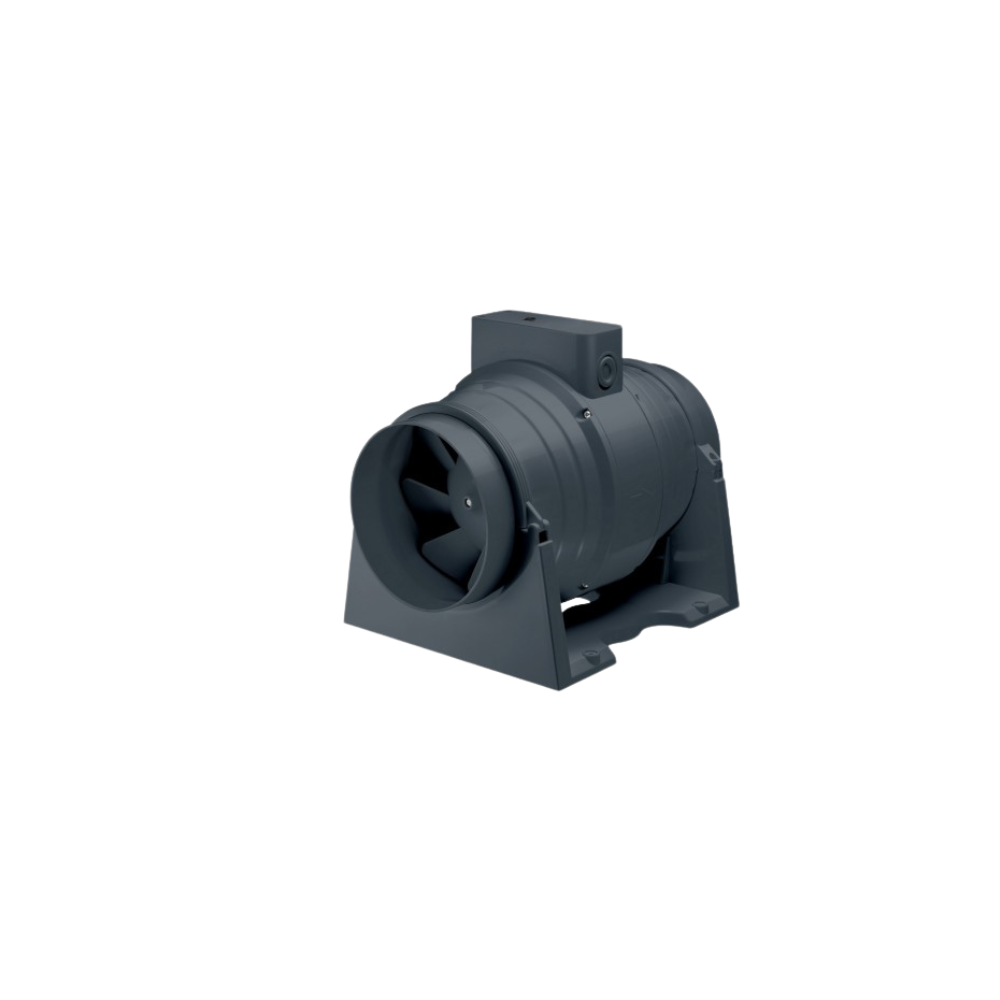 Ventair Inline Mixed Flow AC Exhaust Fan - 100 | 100MM ( 4" Inch) | w/ Mounting Bracket