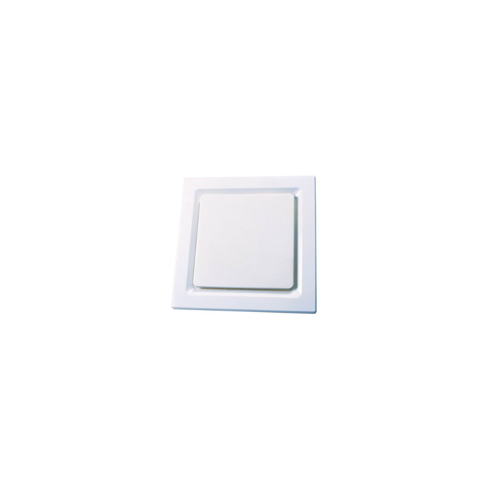 Ventair Header Box AC Exhaust Fan Ovation 200 - OVAWUSQ | w/ White Square Fascia