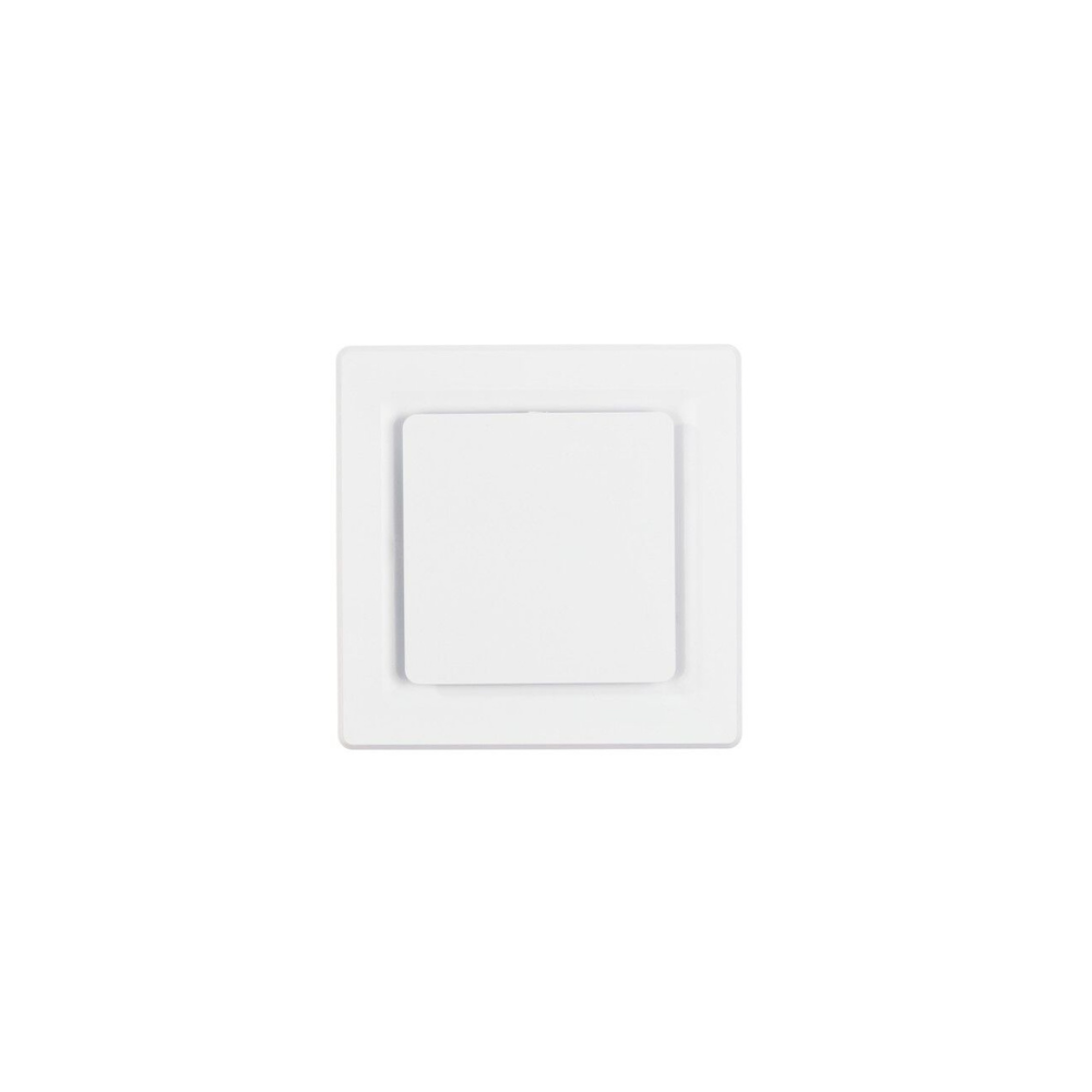 Ventair Header Box AC Exhaust Fan Ovation 250 - OVA250SQ | w/ White Square Fascia