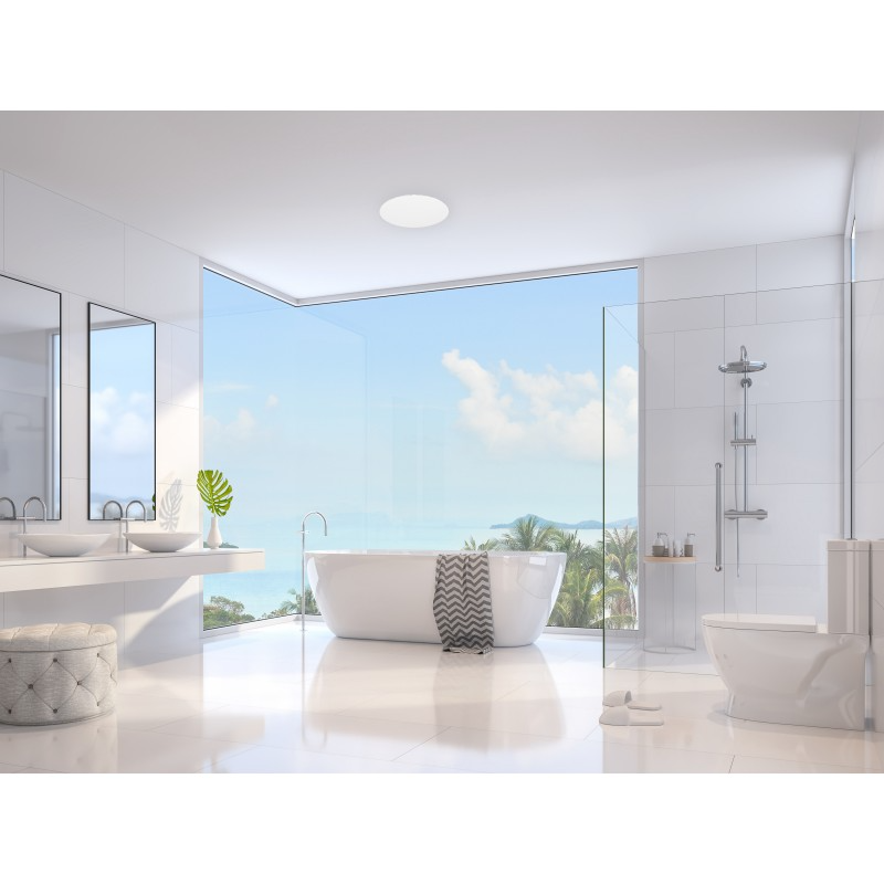 Ventair Airbus DC 250 Exhaust Fan with Round Grille - With LED & Without LED