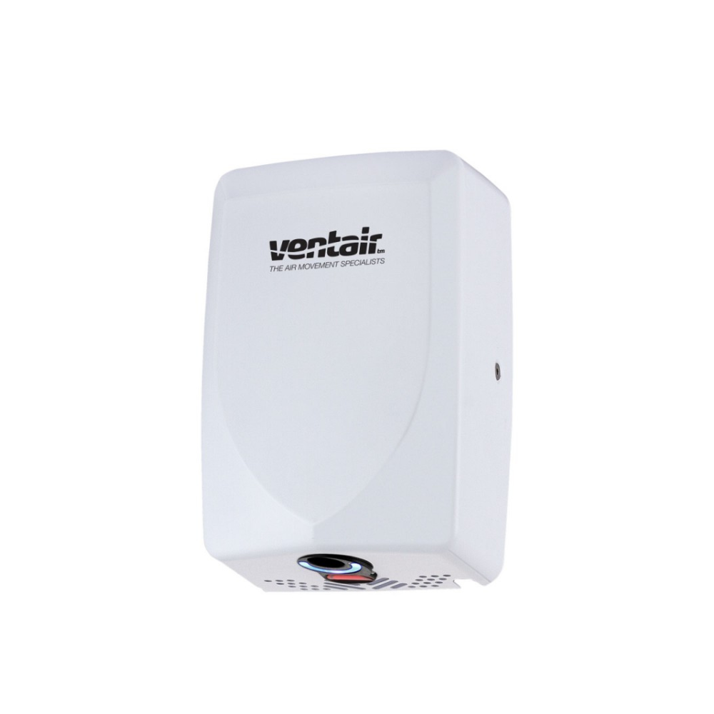 Vent Air Thin Dry Wall Hand Dryers - White