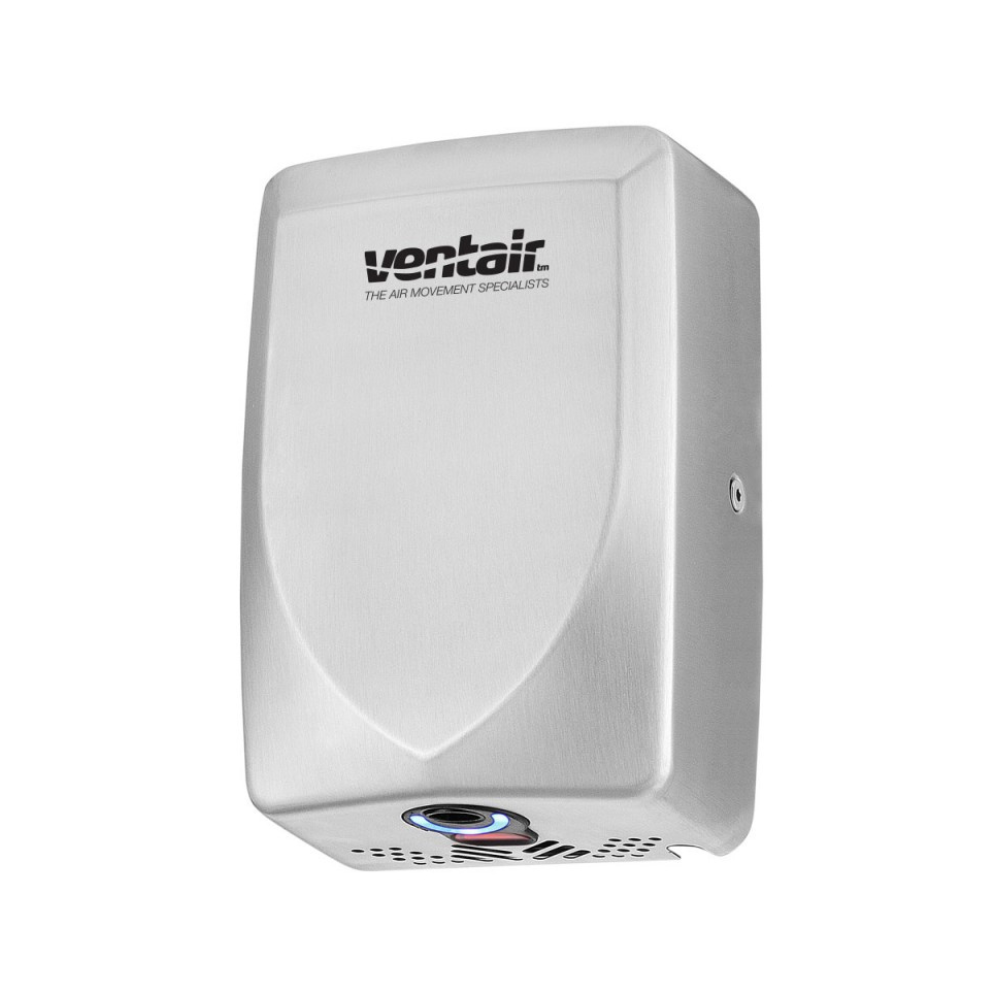 Vent Air Thin Dry Wall Hand Dryers - Silver