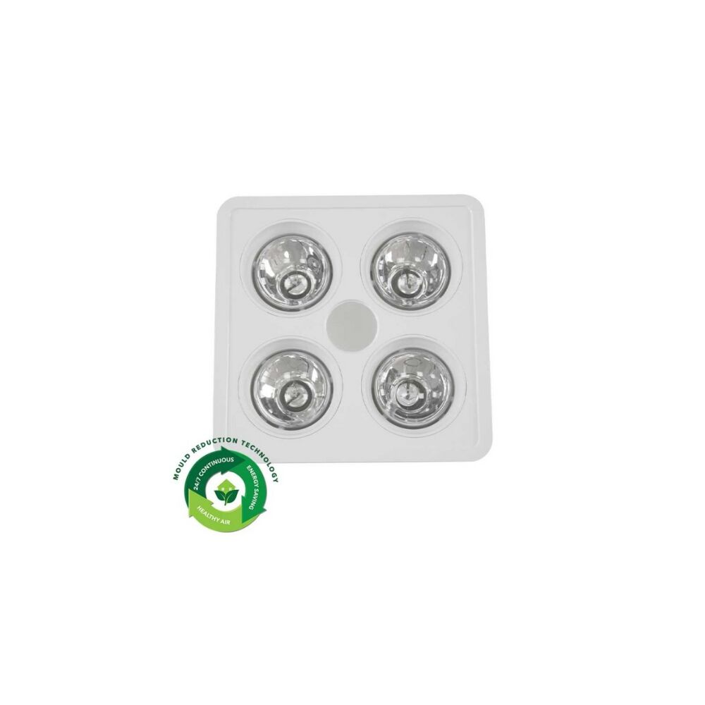 Ventair Heatforce DC 3-in-1 - (2 Heat Lamps / 4 Heat Lamps) | LED Light | Exhaust Fan