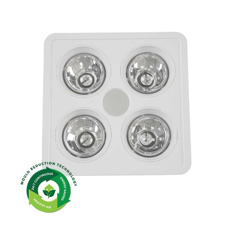 Ventair Heatforce DC 3-in-1 - (2 Heat Lamps / 4 Heat Lamps) | LED Light | Exhaust Fan