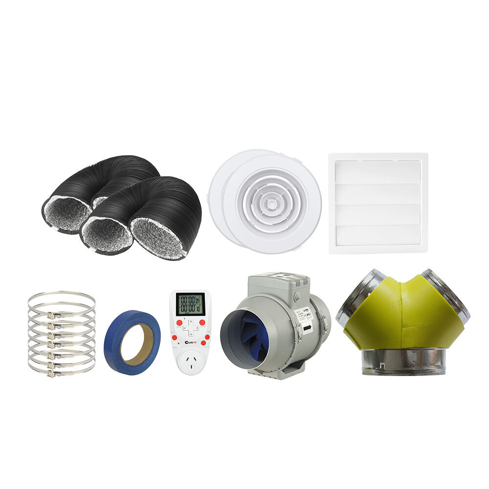 Blauberg Standard Sub Floor Ventilation Kit 3 - Up To 150m3 | 2 x Intakes