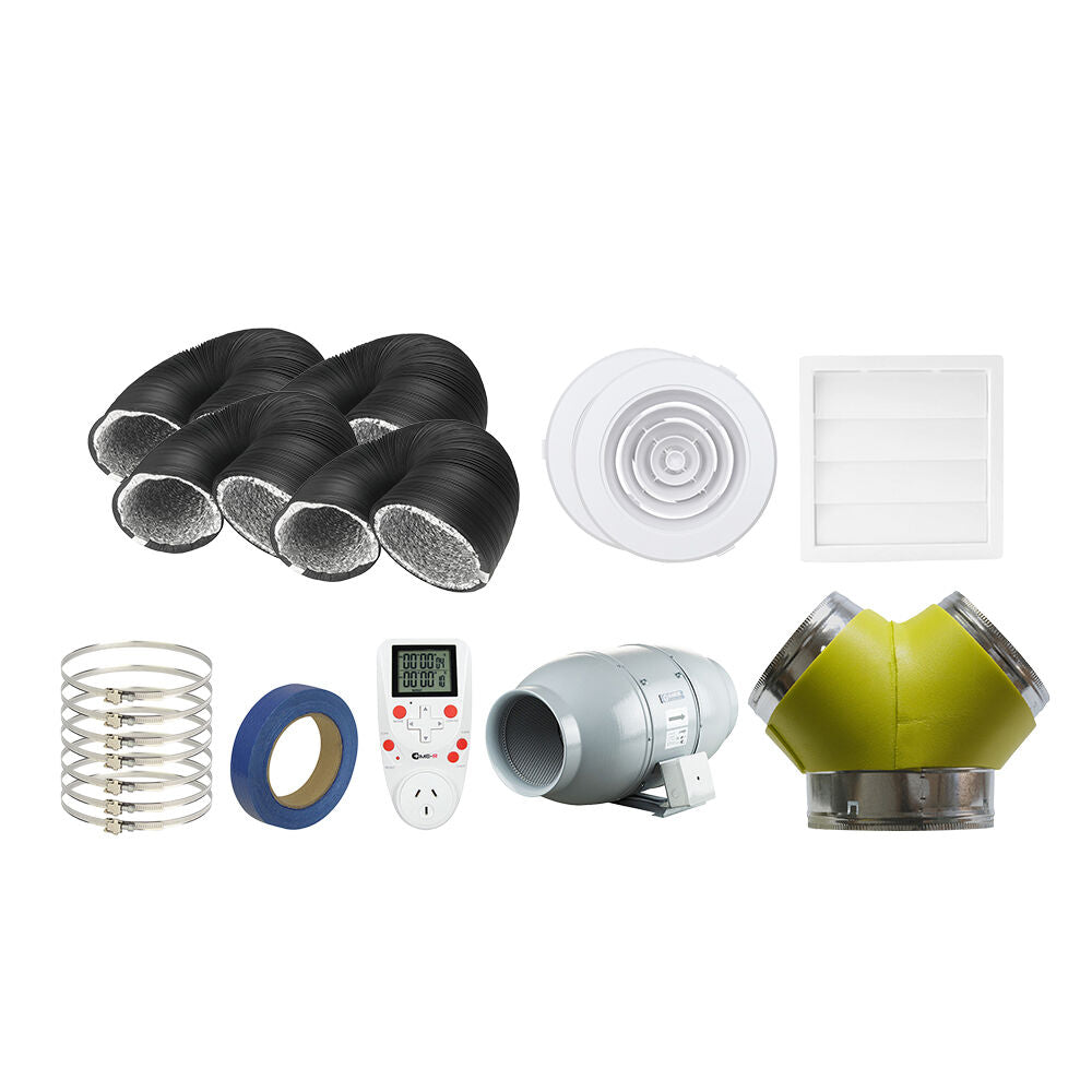 Blauberg Iso-Mix Silent Sub Floor Venetilation Kit 3 - Up To 150m3 | 2 x Intakes