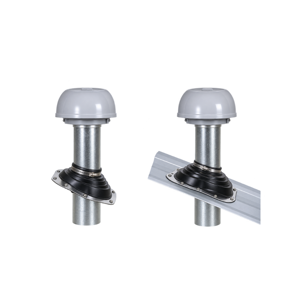 Fantech Ezifit Thru Roof Vents - ERV200T (Tile Roof) / ERV200M (Metal Deck Roof) | 200MM (8" Inch)