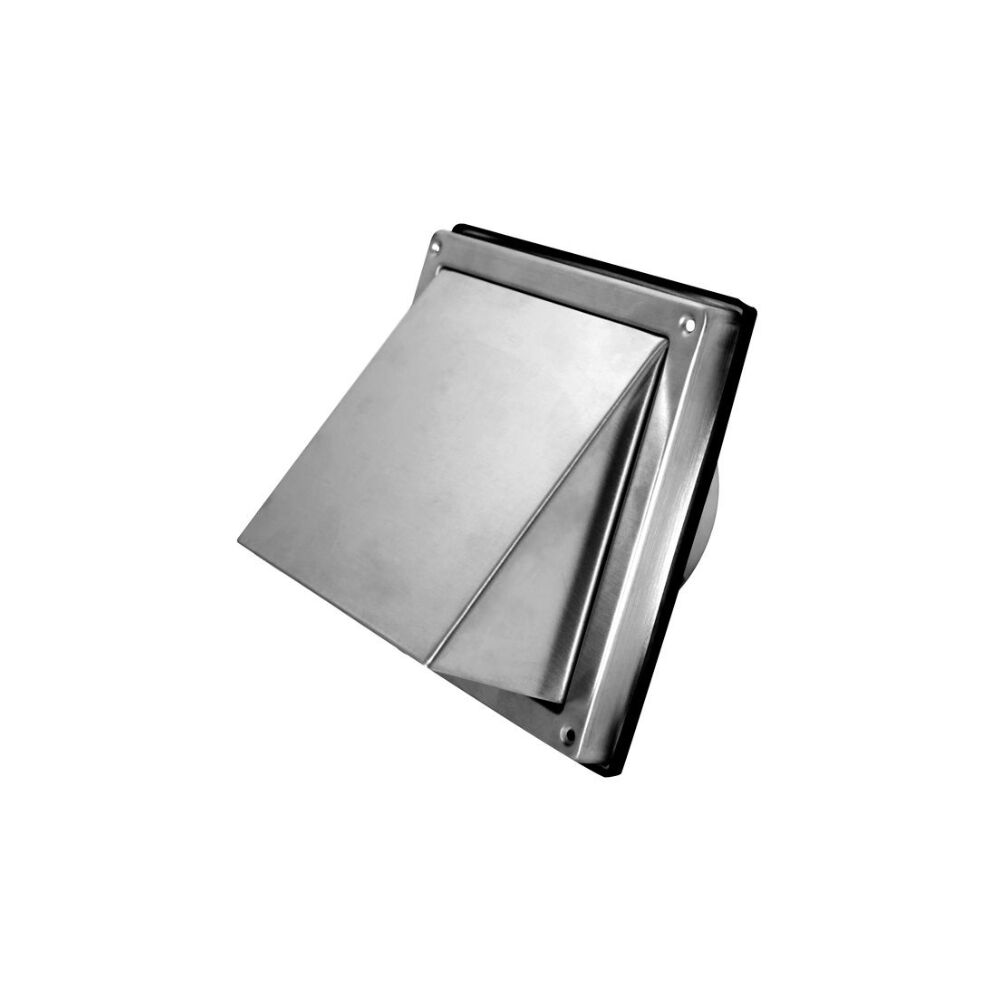 Fantech Square 304 Stainless Steel External Hood Vent - 100MM / 125MM / 150MM | BAL-40 Rated