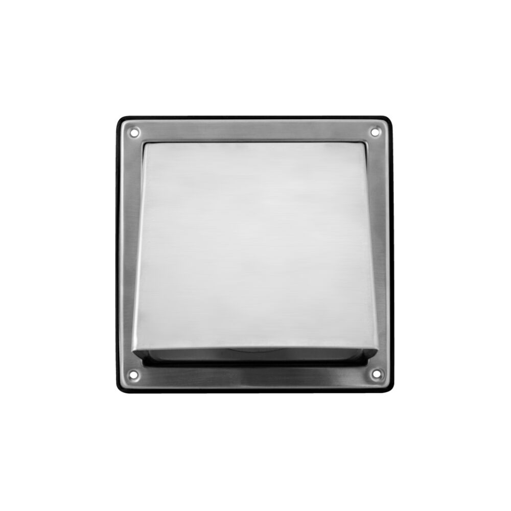 Fantech Square 304 Stainless Steel External Hood Vent - 100MM / 125MM / 150MM | BAL-40 Rated
