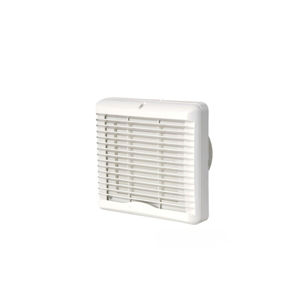 Ventair Auto Shutter Wall Mounted Exhaust Fan 150MM - VWF150AS | White