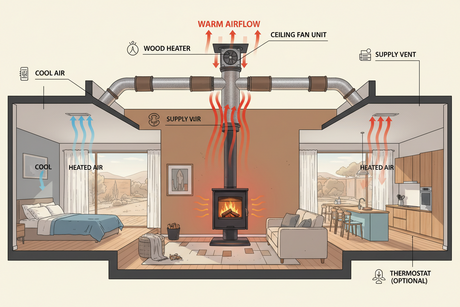 Best Heat Transfer Kits for Wood Heaters and Fireplaces