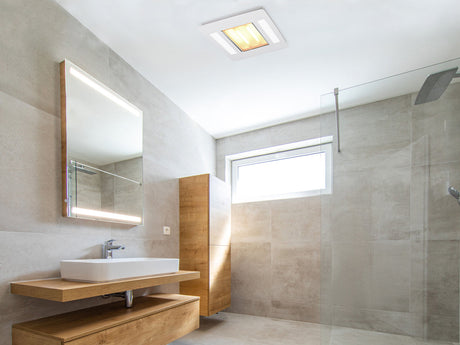 Exhaust Fan with Heat & Light