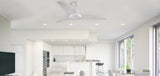 Fantech Flair AC 3 Blade Ceiling Fan - 1470MM (58" Inch) | White | 3 Speed Wall Controller Included
