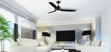 Fantech Flair AC 3 Blade Ceiling Fan - 1470MM (58" Inch) | Black | 3 Speed Wall Controller Included