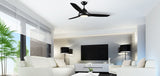 Fantech Flair DC 3 Blade Ceiling Fan - 1270MM (50" Inch) | Black | w/ Wall Switch & Remote Control