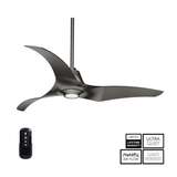 Fantech Hunter Stingray HVLS DC Ceiling Fan w/ 18W LED Light - 1500MM (60" Inch) | Black | IP45