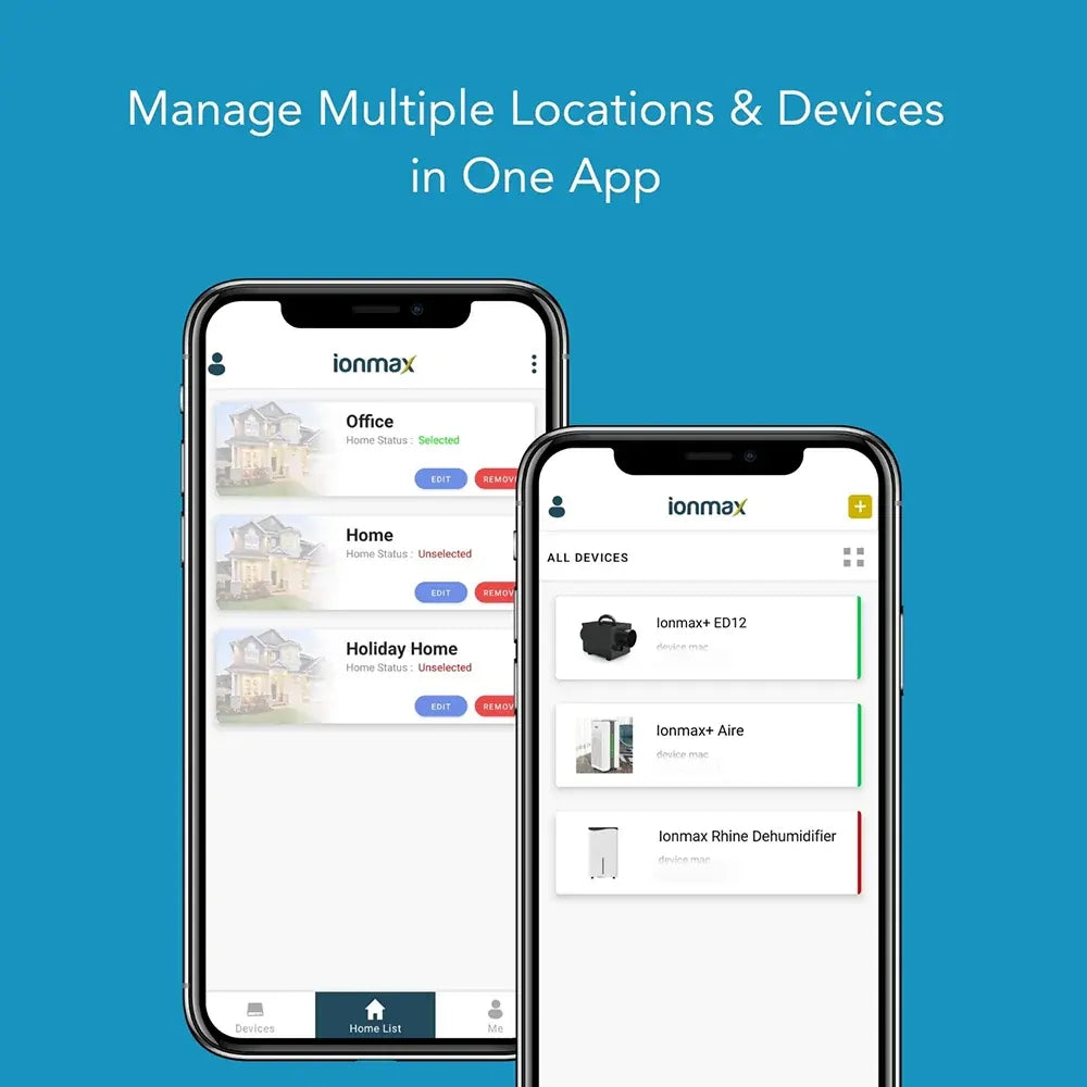 IONMAX+ ED12 12L Smart Industrial Dehumidifier | App + Wired Remote | Ductable