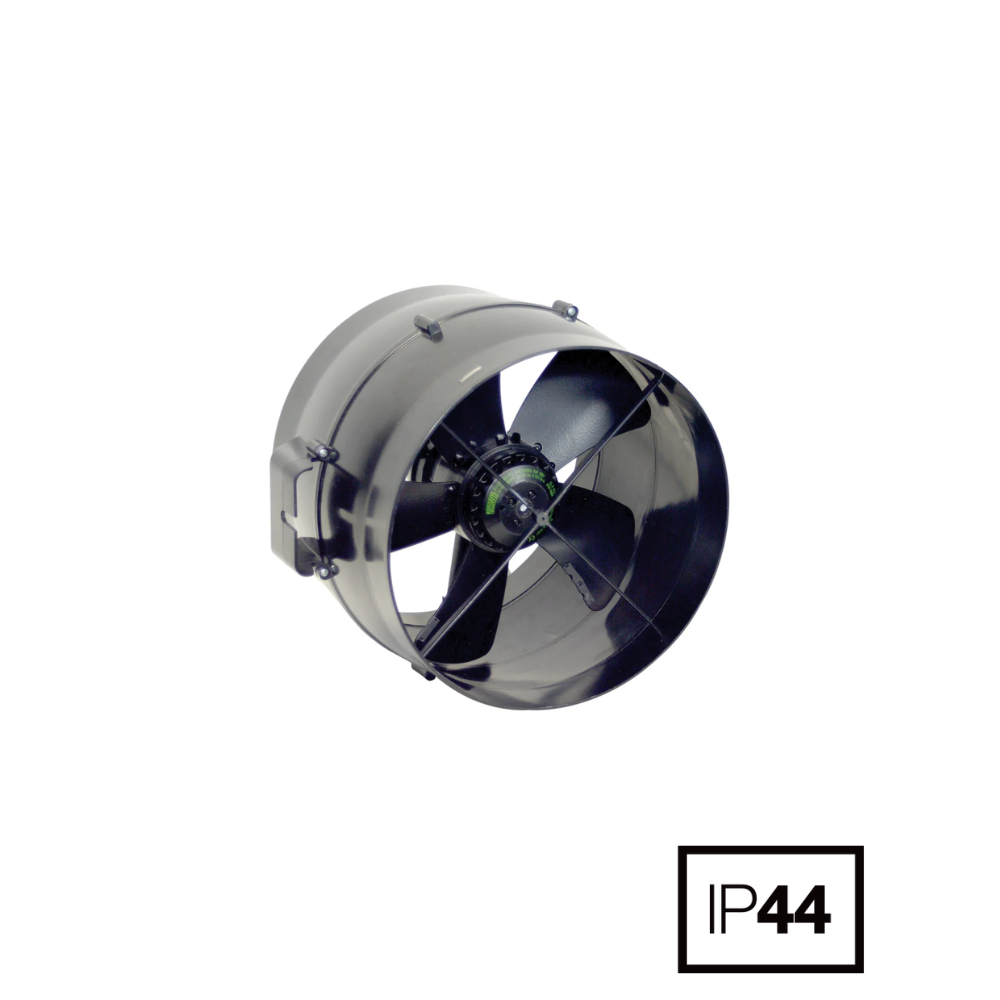 Fantech Minitube Duct Mounted Axial Fan 250MM (10" Inch) - MTP254 | 4 Pole | Plastic Housing