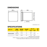 Fantech InFiltra (FSU) Filtered Supply Air Unit - FSU144-Q | F5 Filter | 3-Speed Centrifugal Fan