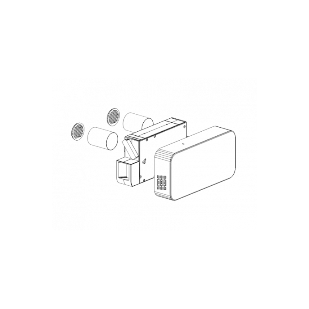 Helty Flow Easy - Retro Fit Dual Flow Decentralised Wall-Mounted HRV